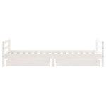 Barnesengeramme Med Skuffer Hvit 80X200 Cm Heltre Furu