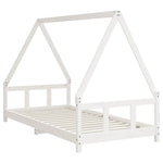 Barnesengeramme Hvit 90X190 Cm Heltre Furu