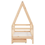 Barnesengeramme Med Skuffer 70X140 Cm Heltre Furu