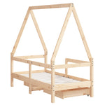 Barnesengeramme Med Skuffer 70X140 Cm Heltre Furu