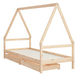 Barnesengeramme Med Skuffer 90X190 Cm Heltre Furu
