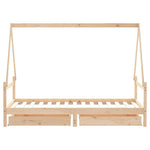 Barnesengeramme Med Skuffer 90X190 Cm Heltre Furu