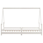 Barnesengeramme Hvit 90X200 Cm Heltre Furu