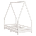 Barnesengeramme Hvit 70X140 Cm Heltre Furu