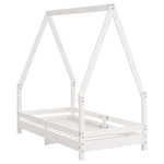 Barnesengeramme Hvit 70X140 Cm Heltre Furu