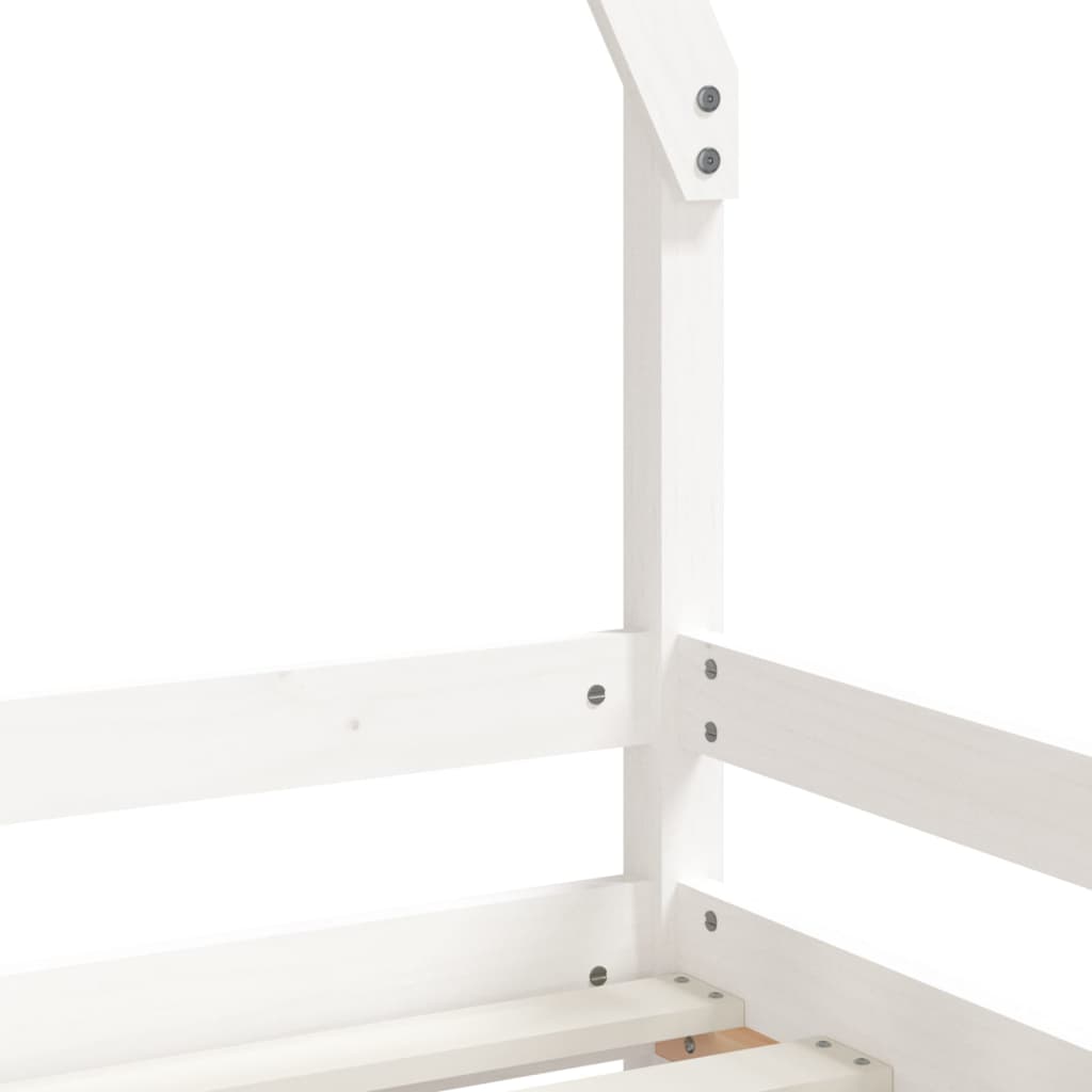 Barnesengeramme Hvit 70X140 Cm Heltre Furu