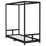 Barnesengeramme Svart 80X200 Cm Heltre Furu