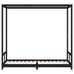 Barnesengeramme Svart 80X200 Cm Heltre Furu