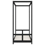 Barnesengeramme Svart 80X200 Cm Heltre Furu