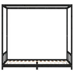 Barnesengeramme Svart 90X200 Cm Heltre Furu