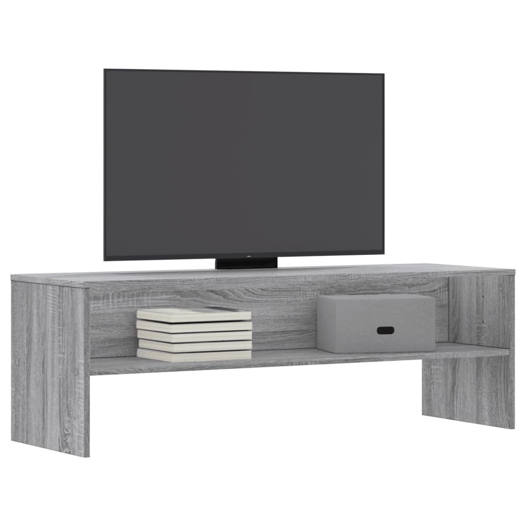 Tv-Benk Grå Sonoma 120X40X40 Cm Sponplate