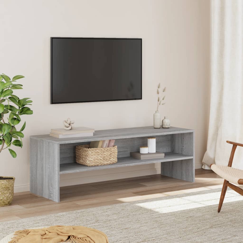 Tv-Benk Grå Sonoma 120X40X40 Cm Sponplate