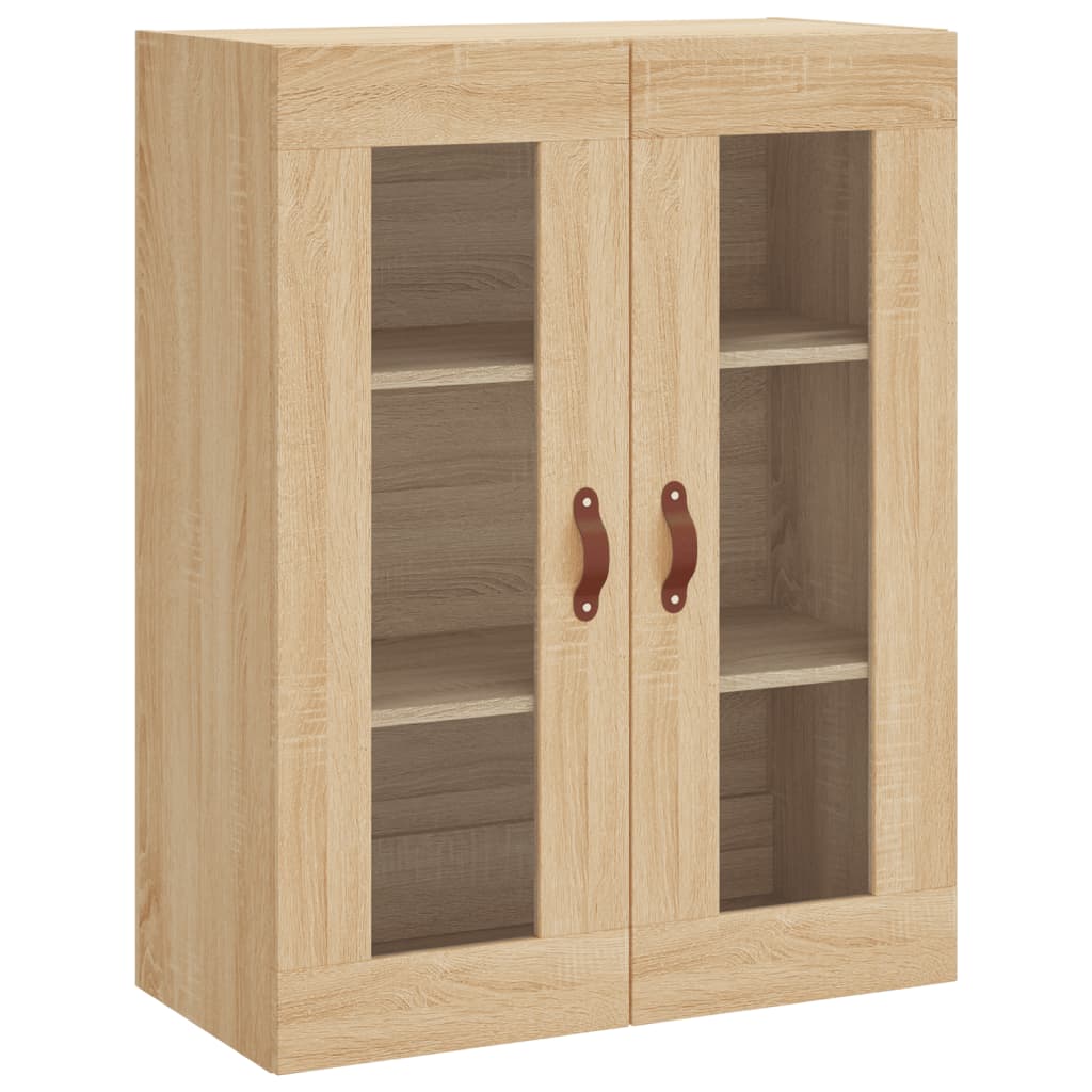 Highboard Sonoma Eik 69,5X34X180 Cm Konstruert Tre