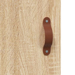 Highboard Sonoma Eik 69,5X34X180 Cm Konstruert Tre