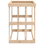 Utendørs Vedstativ 108X52X74 Cm Heltre Furu