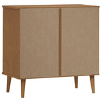 Kommode Molde Brun 80X40X80 Cm Heltre Furu
