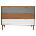 Kommode Molde Brun 113X40X80 Cm Heltre Furu