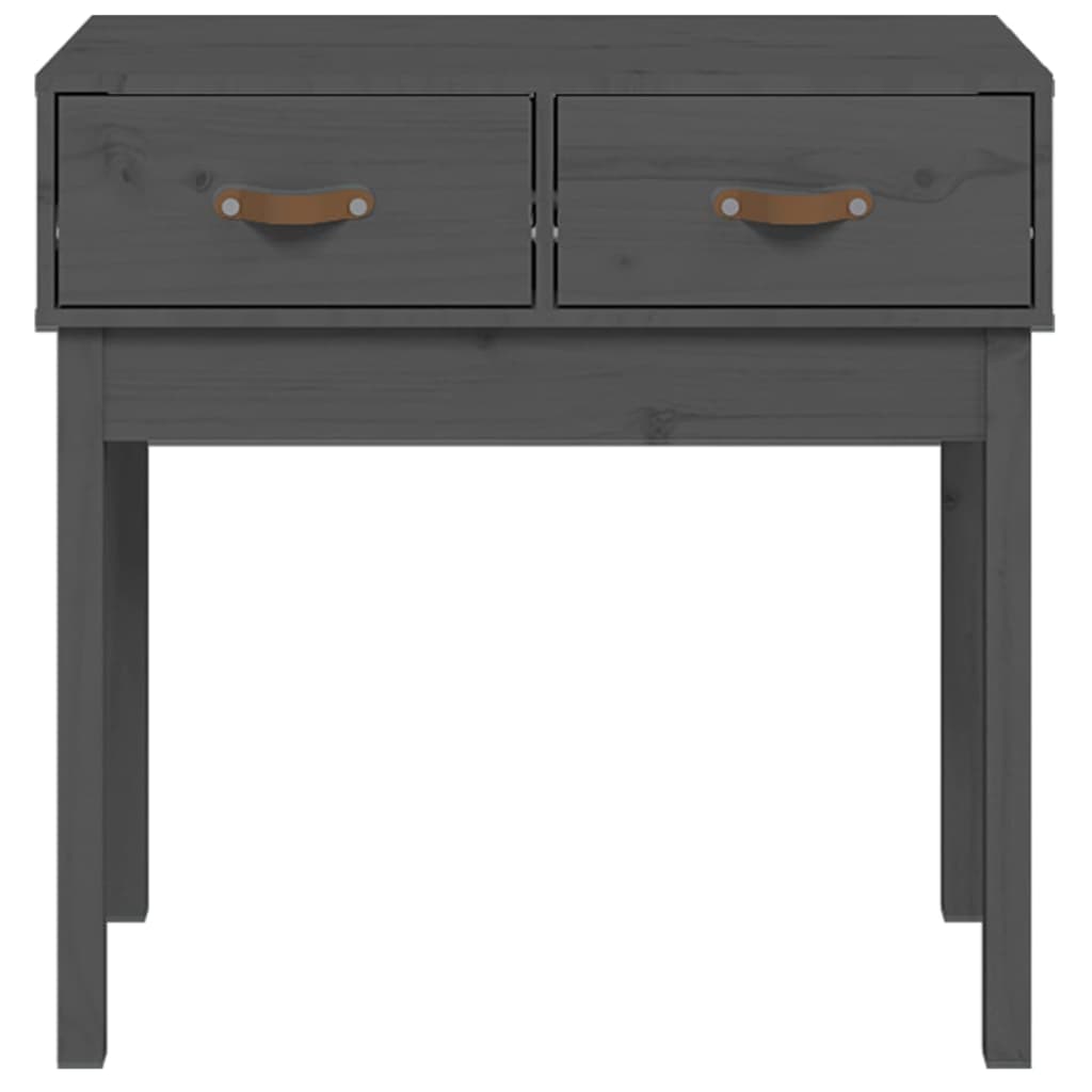 Konsollbord Grå 76,5X40X75 Cm Heltre Furu
