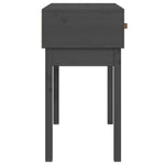 Konsollbord Grå 76,5X40X75 Cm Heltre Furu