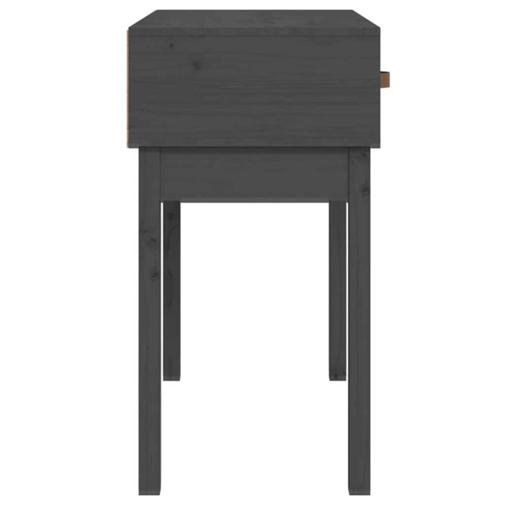 Konsollbord Grå 76,5X40X75 Cm Heltre Furu