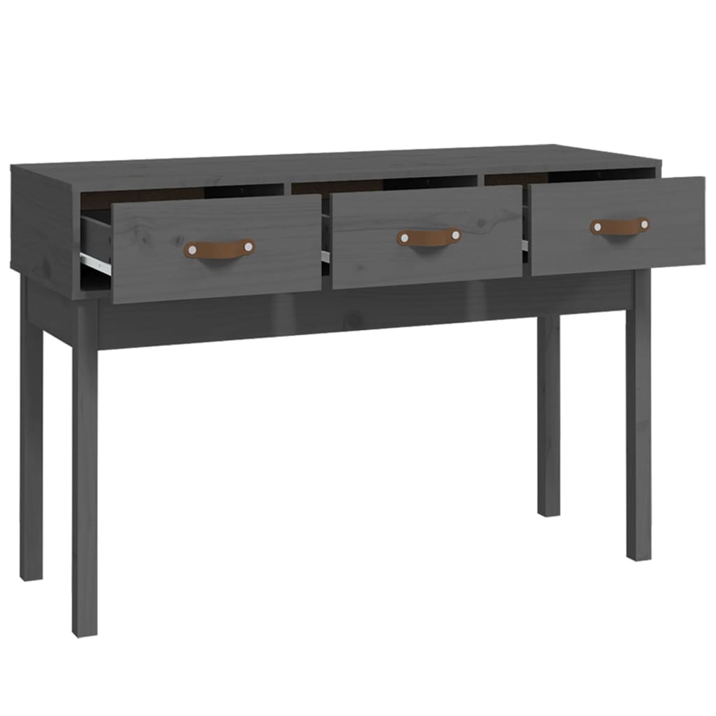 Konsollbord Grå 114X40X75 Cm Heltre Furu