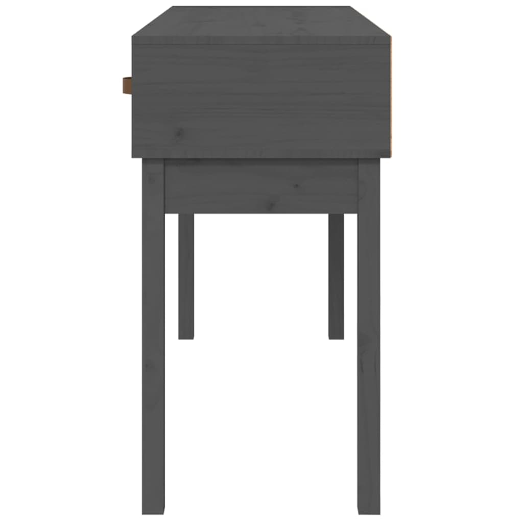 Konsollbord Grå 114X40X75 Cm Heltre Furu