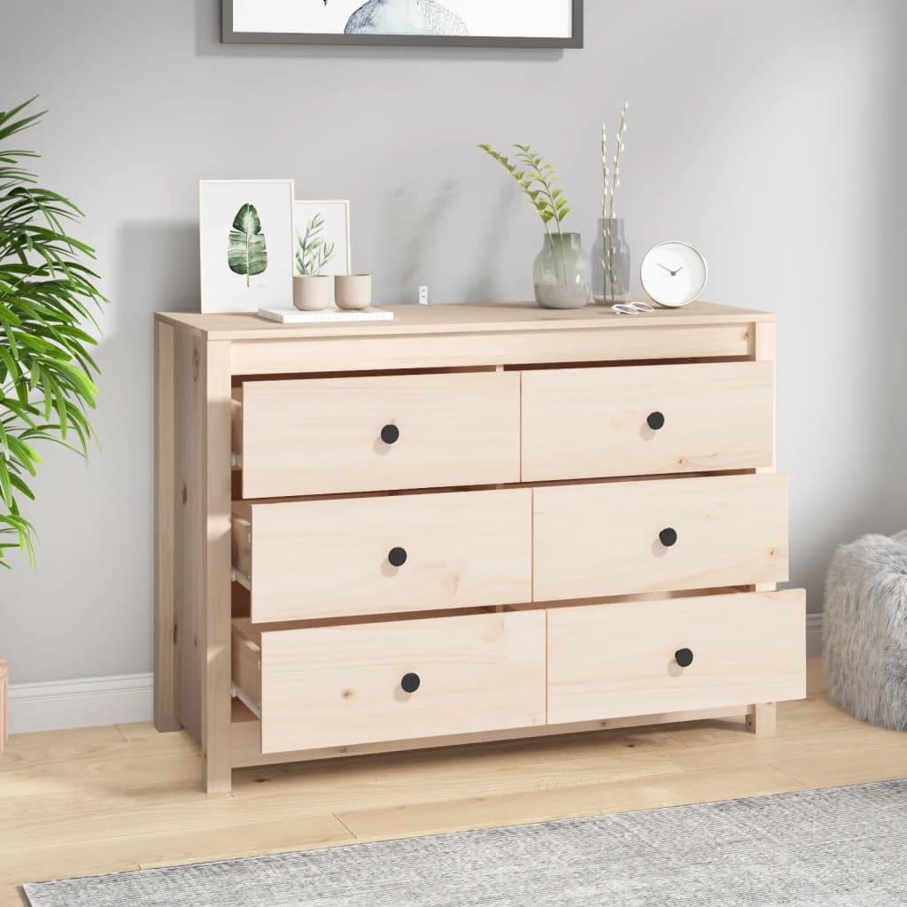 Sideskap 100X40X72 Cm Heltre Furu