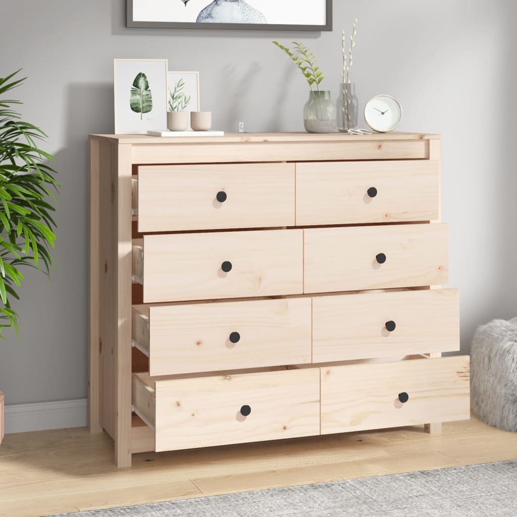 Sideskap 100X40X90 Cm Heltre Furu
