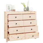 Sideskap 100X40X90 Cm Heltre Furu