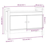 Gangbenk 80X40X60 Cm Heltre Furu