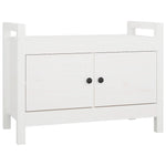 Gangbenk Hvit 80X40X60 Cm Heltre Furu