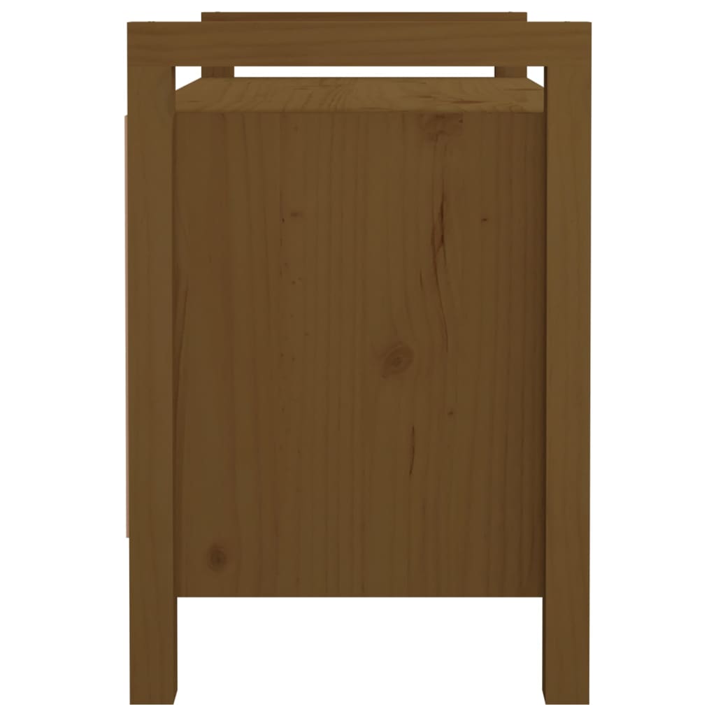 Gangbenk Honningbrun 80X40X60 Cm Heltre Furu
