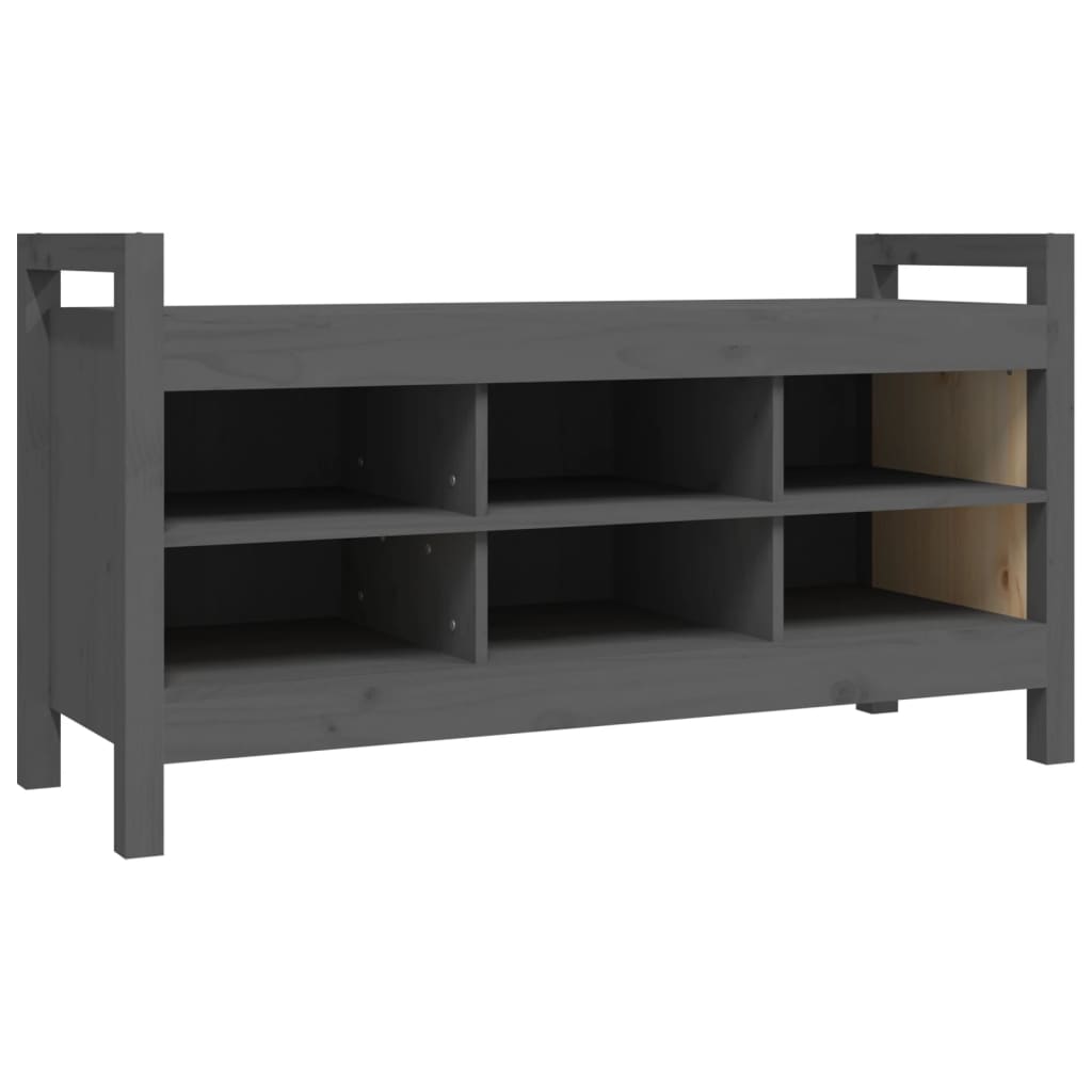 Gangbenk Grå 110X40X60 Cm Heltre Furu