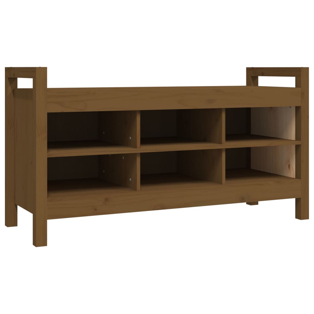 Gangbenk Honningbrun 110X40X60 Cm Heltre Furu