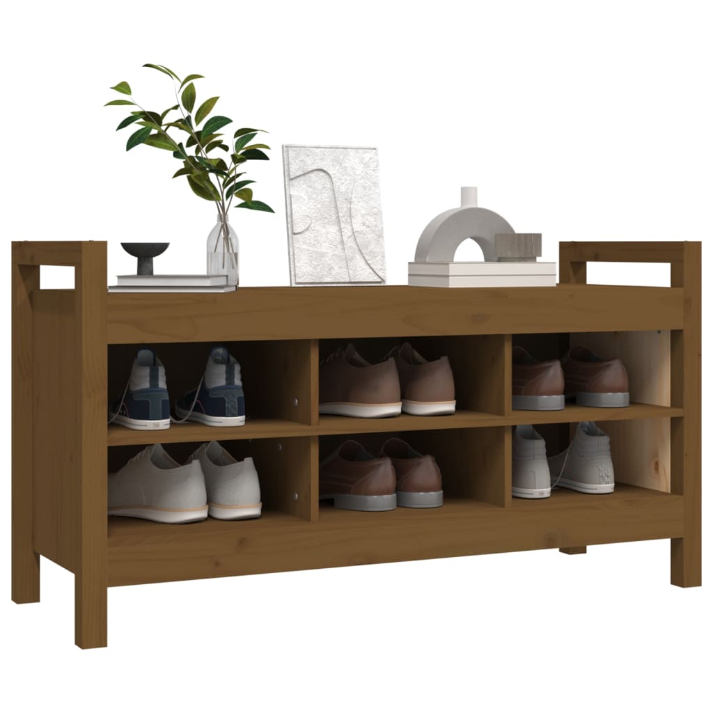 Gangbenk Honningbrun 110X40X60 Cm Heltre Furu