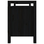 Gangbenk Svart 110X40X60 Cm Heltre Furu
