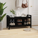 Gangbenk Svart 110X40X60 Cm Heltre Furu