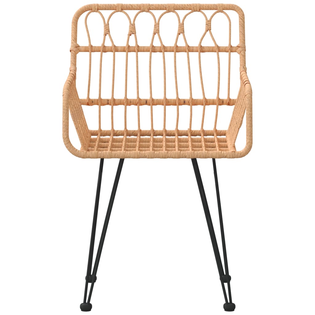 Hagestoler Med Armlener 2 Stk 56X64X80 Cm Pe Rotting