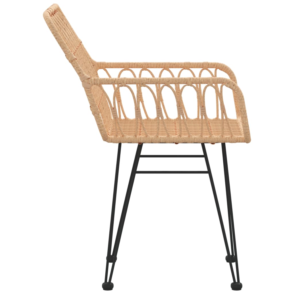 Hagestoler Med Armlener 2 Stk 56X64X80 Cm Pe Rotting
