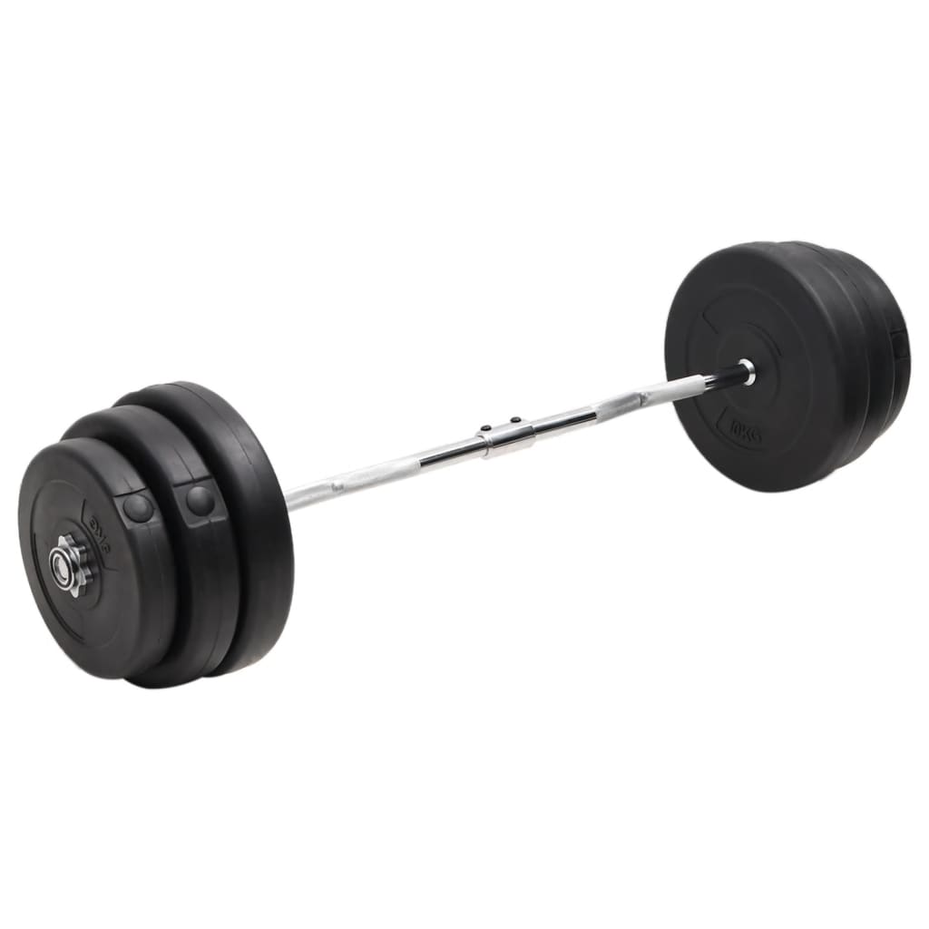 Curl-Vektstang Med Skiver 90 Kg