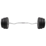 Curl-Vektstang Med Skiver 90 Kg