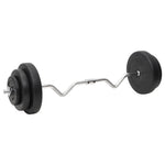 Curl-Vektstang Og Manual Med Skiver 60 Kg