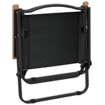 Campingstoler 2 Stk Svart 54X43X59 Cm Oxfordstoff