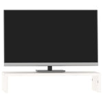 Monitorstativ Hvit 50X27X10 Cm Heltre Furu