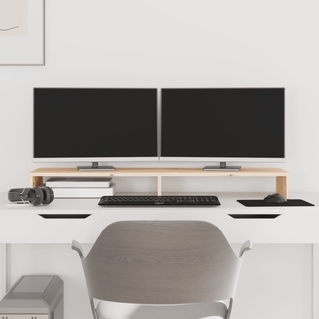Monitorstativ 100X27X10 Cm Heltre Furu