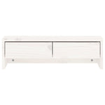 Monitorstativ Hvit 50X27X15 Cm Heltre Furu