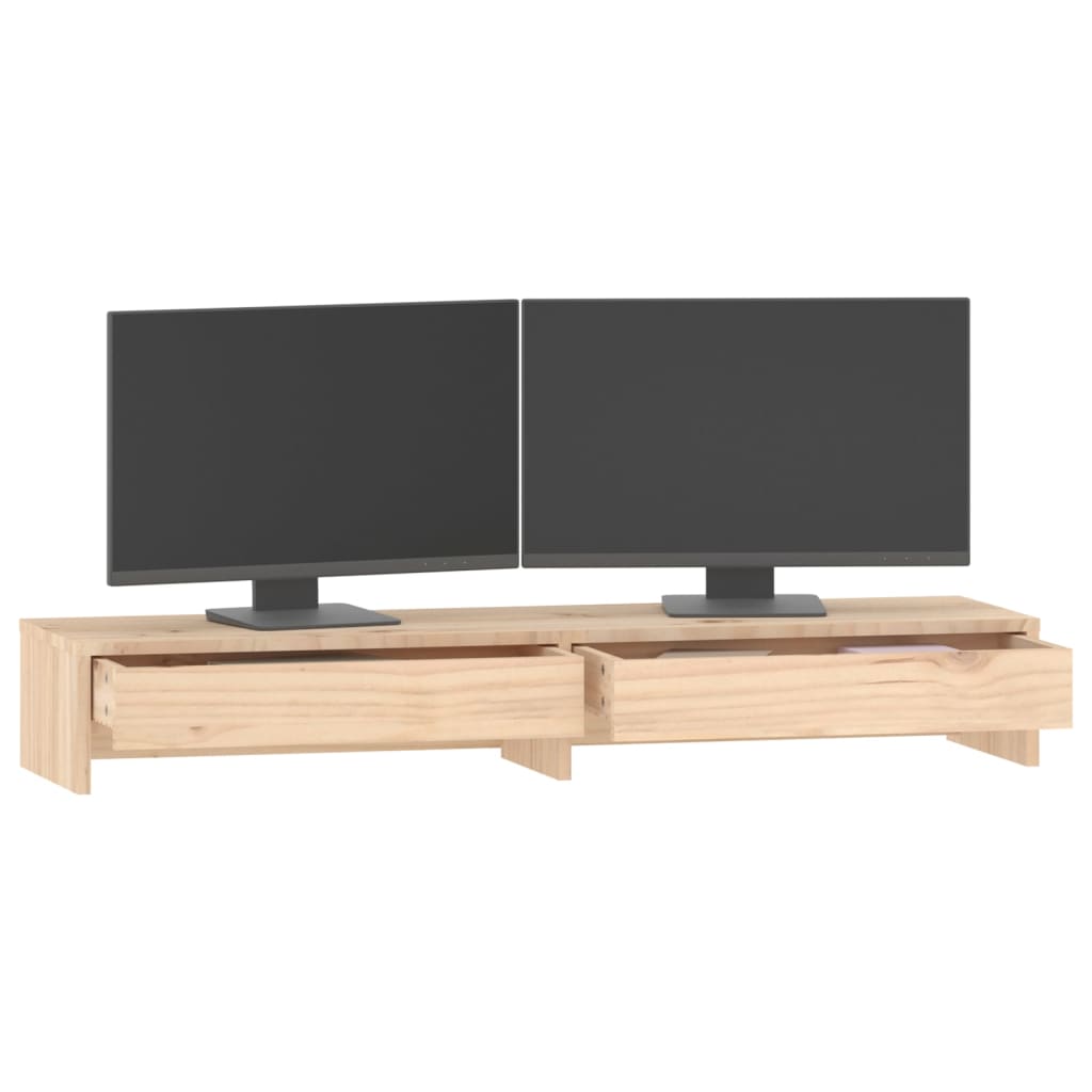 Monitorstativ 100X27X15 Cm Heltre Furu