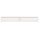 Monitorstativ Hvit 100X27X15 Cm Heltre Furu
