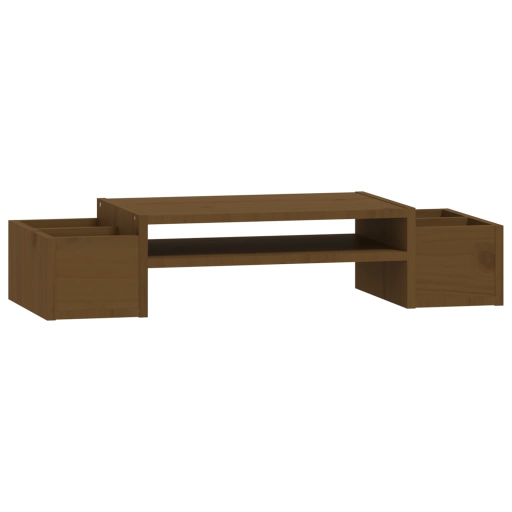 Monitorstativ Honningbrun 70X27,5X15 Cm Heltre Furu