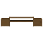 Monitorstativ Honningbrun 70X27,5X15 Cm Heltre Furu